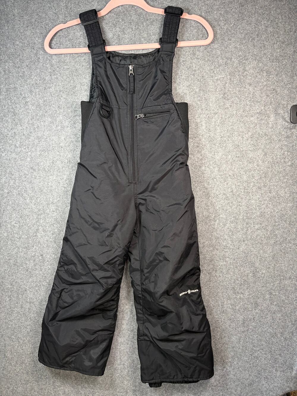 Outdoor Gear Kids Insulated Snow Bib Pants Black Unisex Size 5 Style 6816R